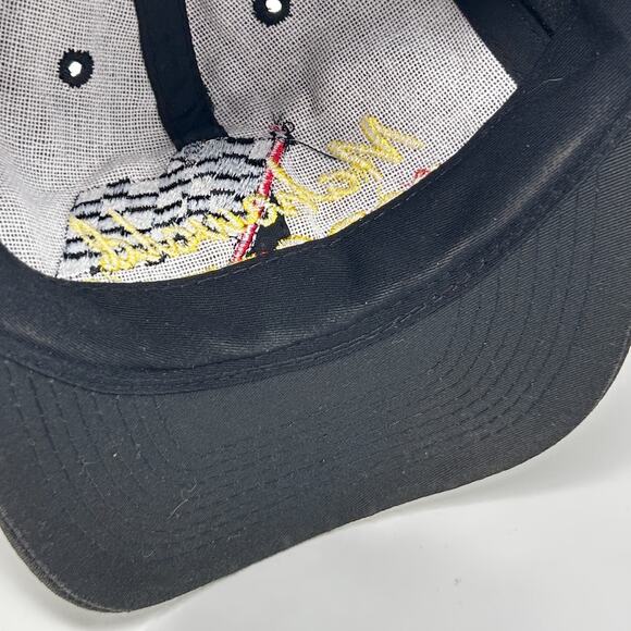 Vintage 90s Mahowald Sports Ski-Doo Hat Baseball Cap New Prague Snapback Black - Picture 5 of 11